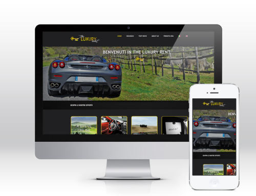 SITO WEB DESKTOP + MOBILE THE LUXURY RENT